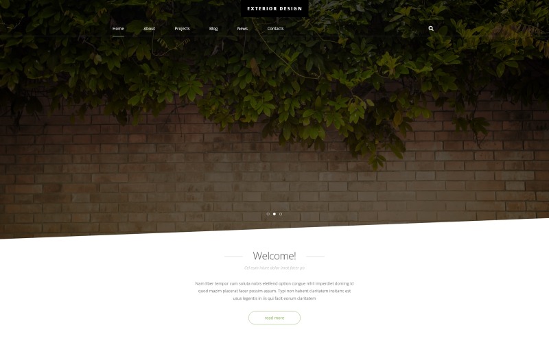 Modèle Joomla de design extérieur