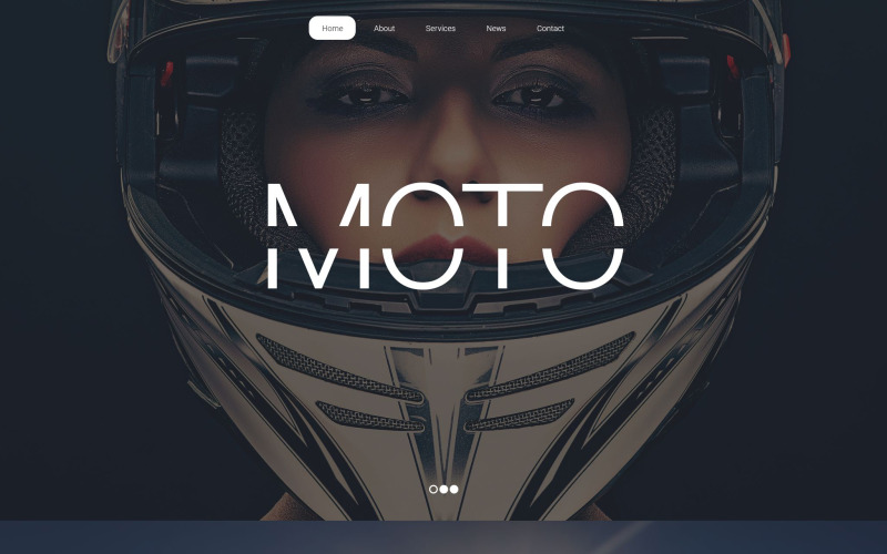 Motorsport Responsive Website-Vorlage