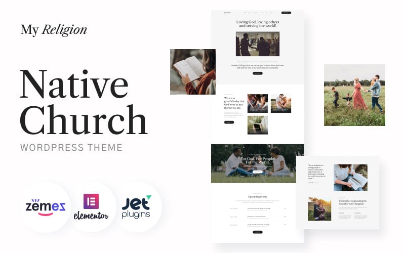 Native Church - Thème WordPress pour églises et organisations religieuses
