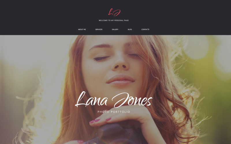 фотограф портфолио отзывчивый шаблон drupal