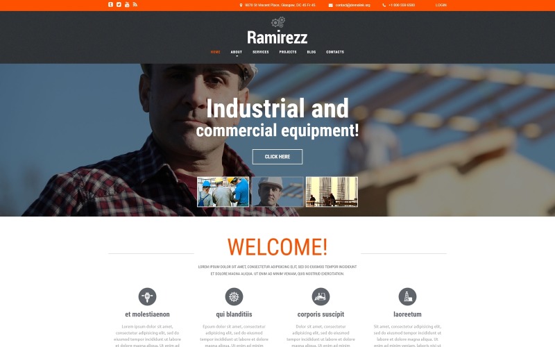 шаблон ramirezz joomla