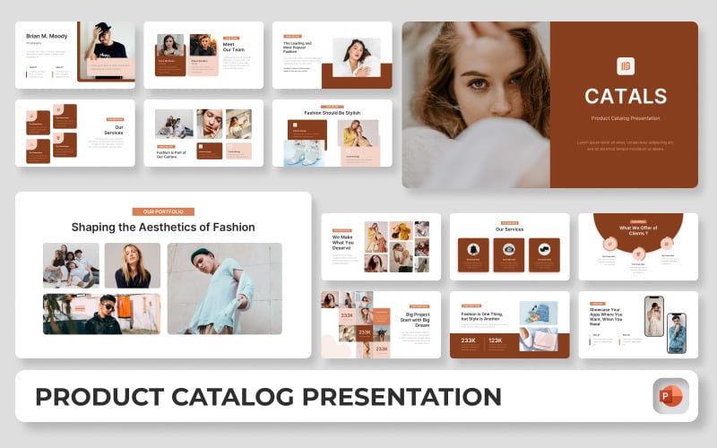 Catals – Product Catalog PowerPoint Presentation Template