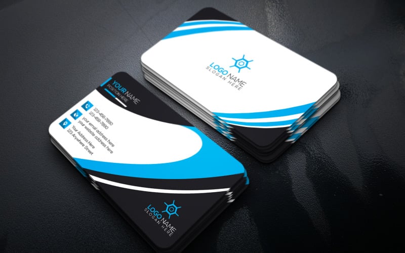 Corporate Business Card Design Template V01