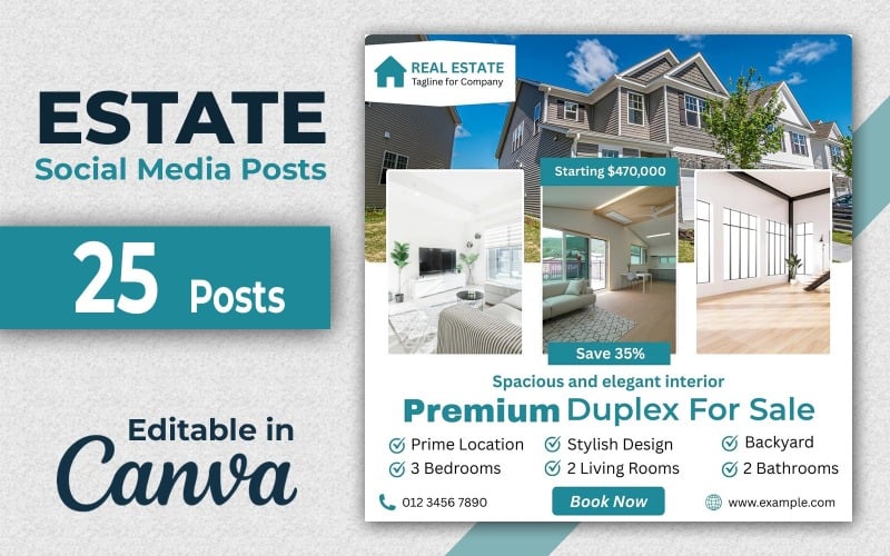 Estate Planner Canva Kit - Editable in Canva