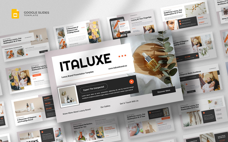 Supervisal - Modello di Google Slides per marchi di lusso