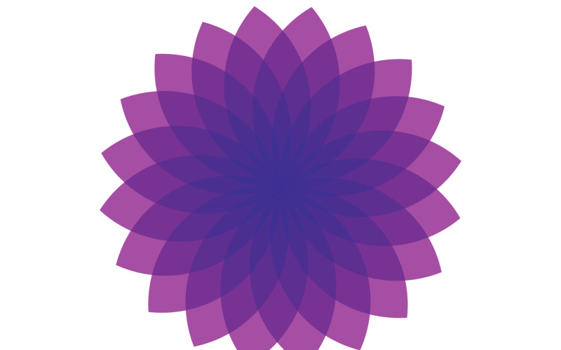 A lotus flower vector art design