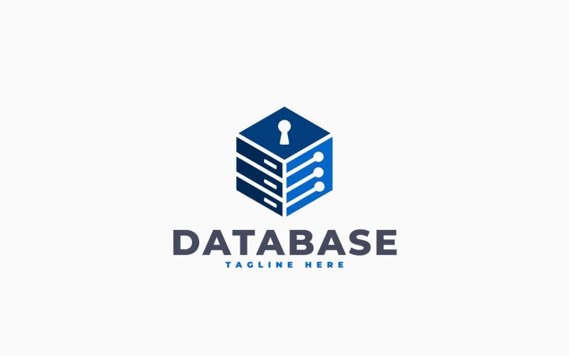 Design der Logovorlage für Datensicherheit