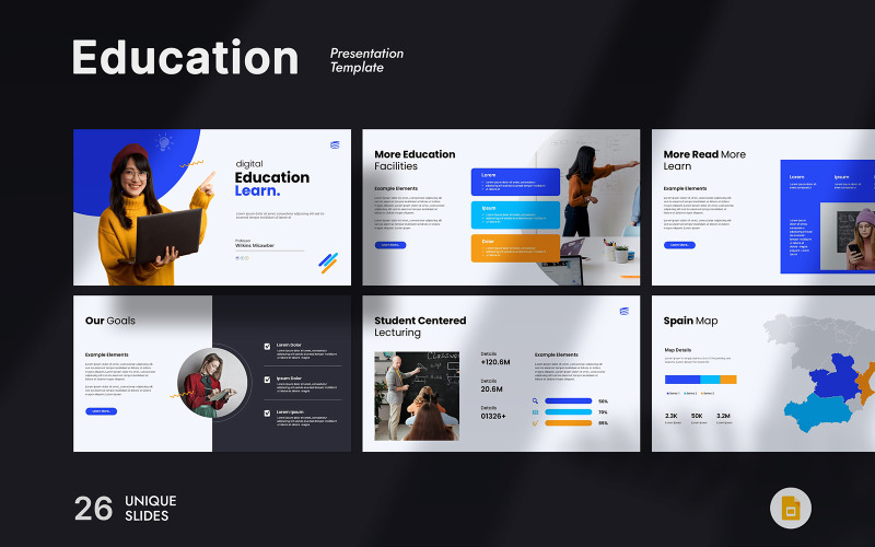 Présentation Google Slides pour l'éducation numérique