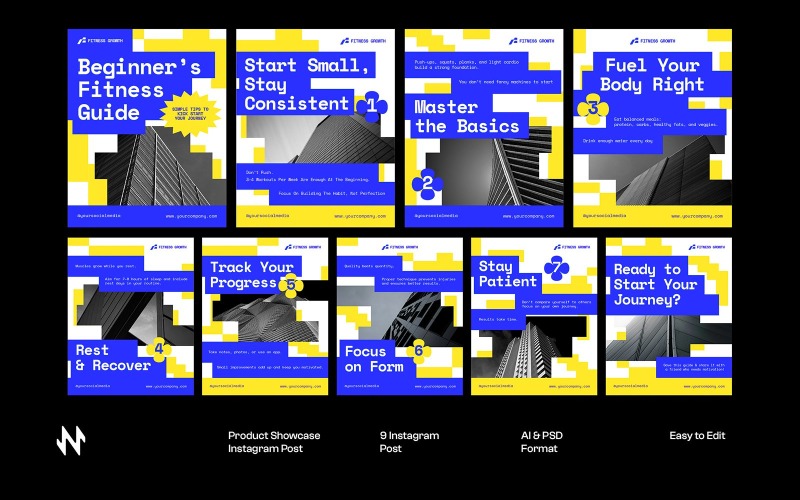 Fitness Guides Instagram Carousel