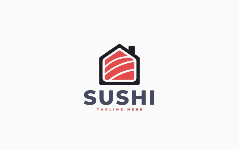 Návrh šablony loga Sushi House