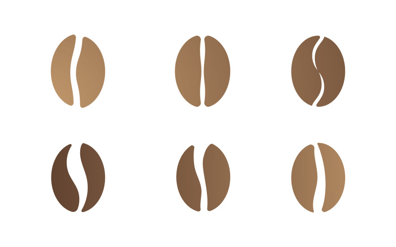Coffee Beans Logo Template vector 14