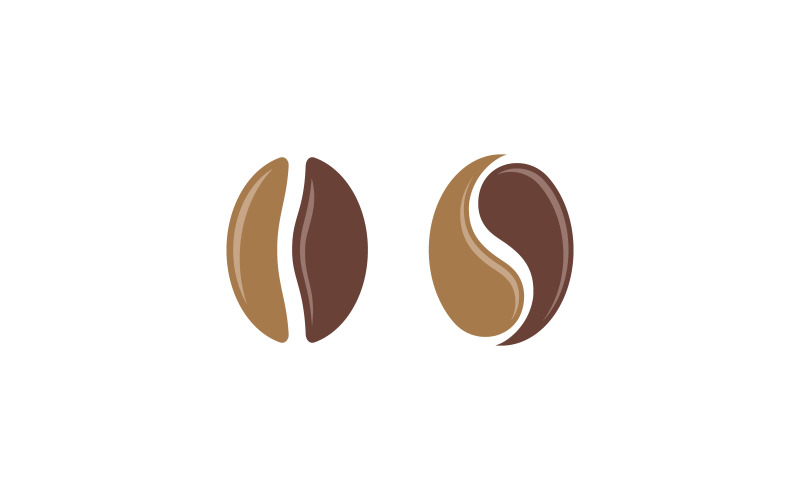 Coffee Beans Logo Template vector 3