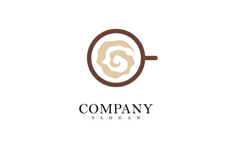 Coffee Beans Logo Template vector 7