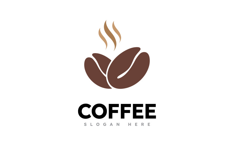 Coffee Beans Logo Template vector 8