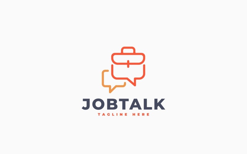Job Interview Logo Template Design #548297 - TemplateMonster