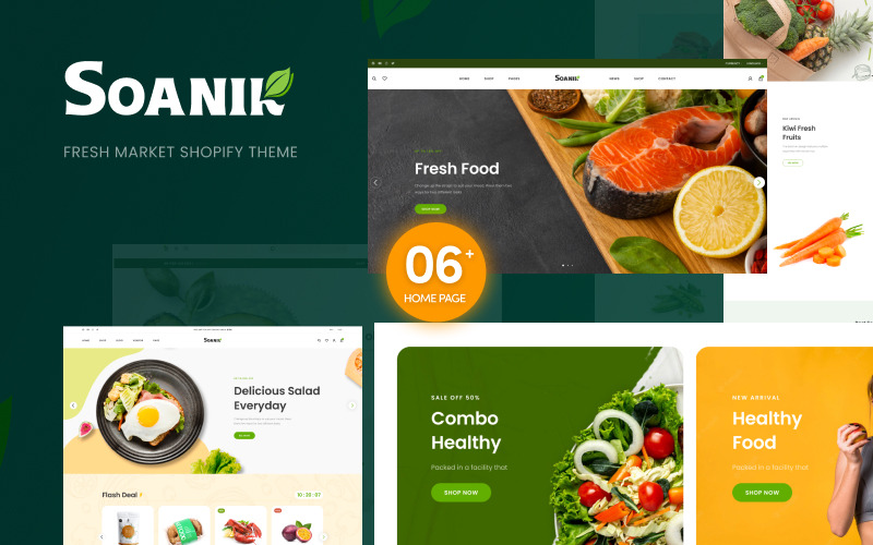 Ap Soanik - Fresh Market Shopify-thema