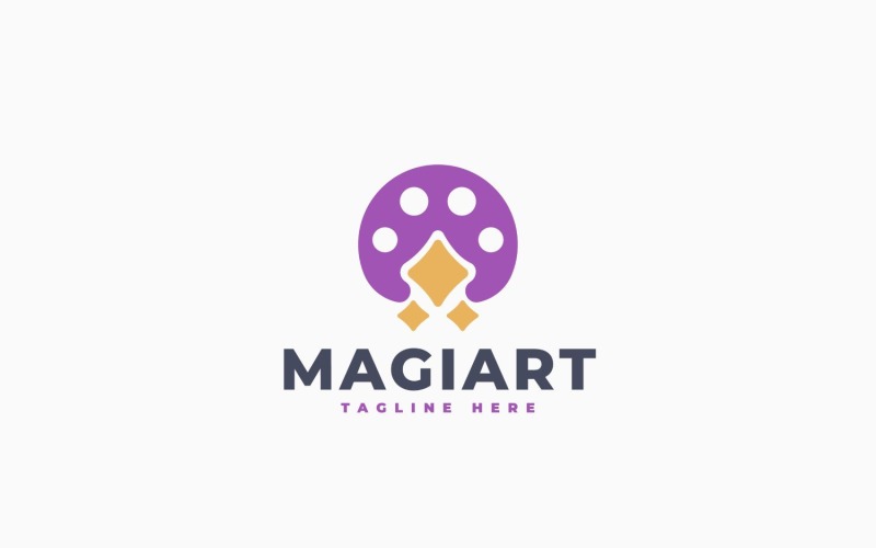 Magic Art Logo Template Design