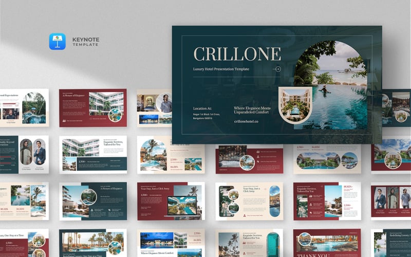 Crillone - 豪华酒店主题演讲模板