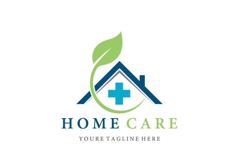 Home Care-logo-sjabloonontwerp