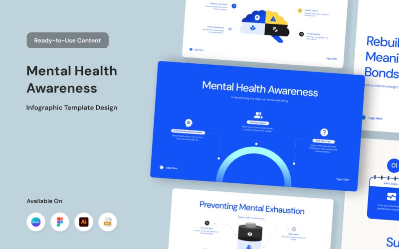 Infographie sur la sensibilisation à la santé mentale