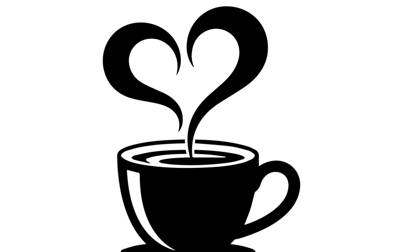 En enda vektor av en kaffemugg