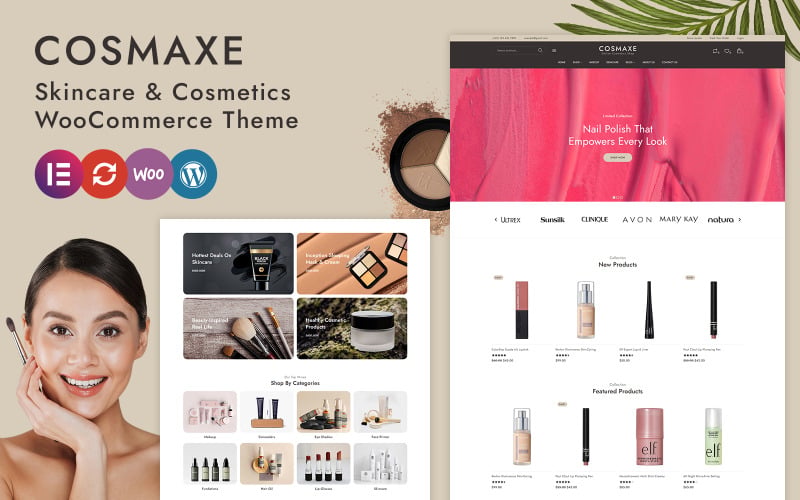 Cosmaxe - Tema WooCommerce per negozi di bellezza e cosmetici