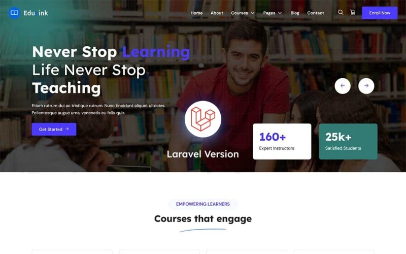Edulink - Modello Laravel per LMS per corsi online