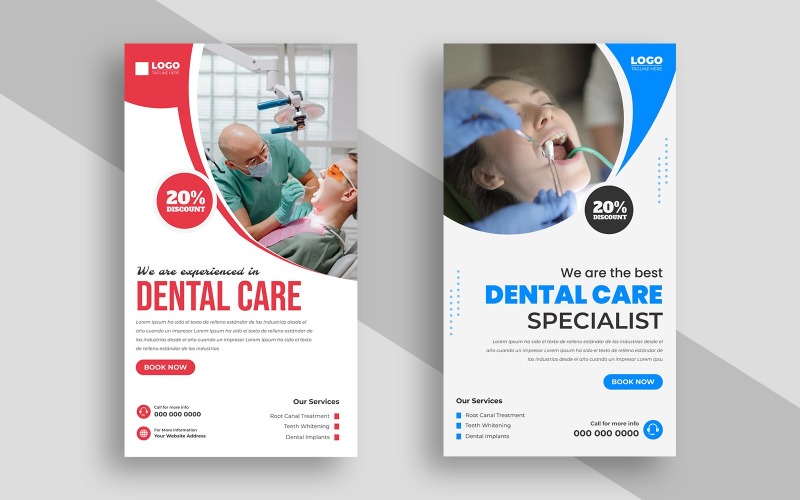 Modello di storia per i social media sulla cura dei denti Ver-2