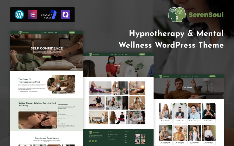 SerenSoul – Thème WordPress pour le bien-être mental