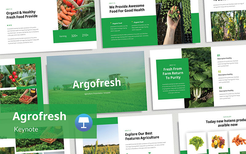 Argofresh - Modello di presentazione per l'agricoltura