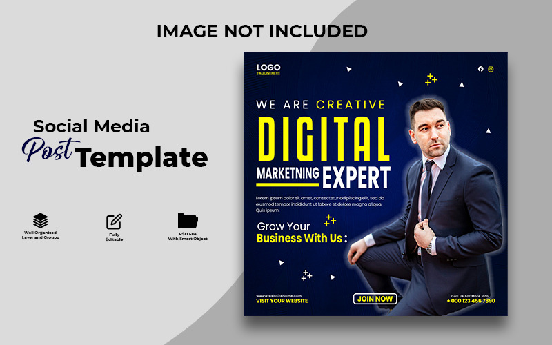 Kreatives Posterdesign für Experten im digitalen Marketing