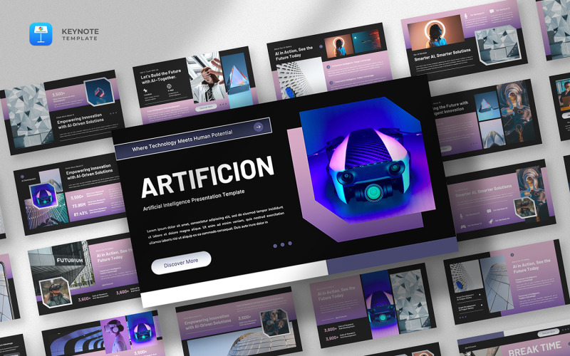 Artificion - Modello di presentazione per l'intelligenza artificiale