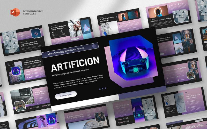 Artificion – Powerpoint-Vorlage für künstliche Intelligenz