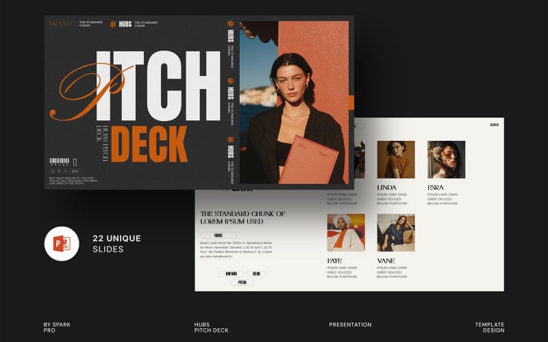 Hubs Pitch Deck Presentation Template