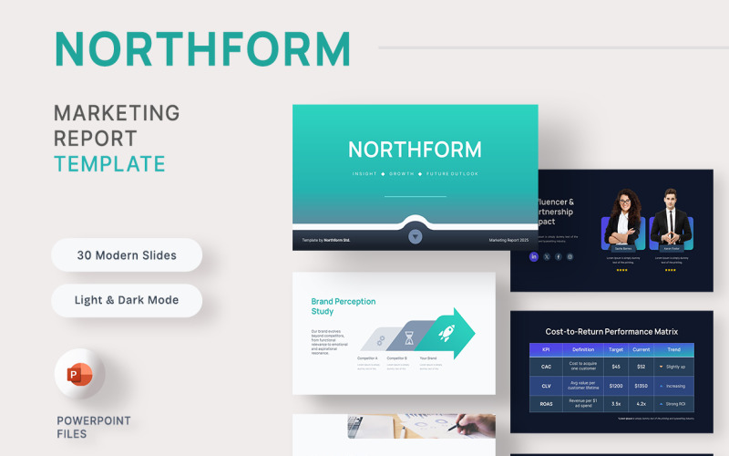 Northform - Rapport marketing PowerPoint