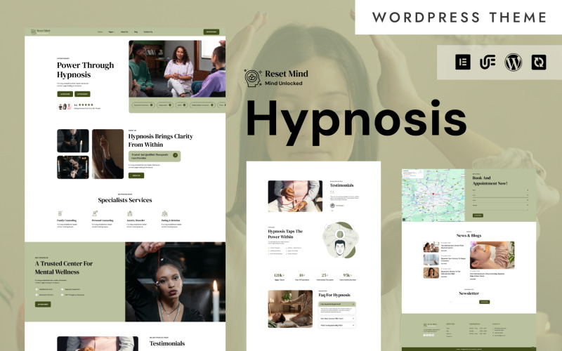 Hypnosis Website Templates - 27 Best Hypnotherapy Web Themes