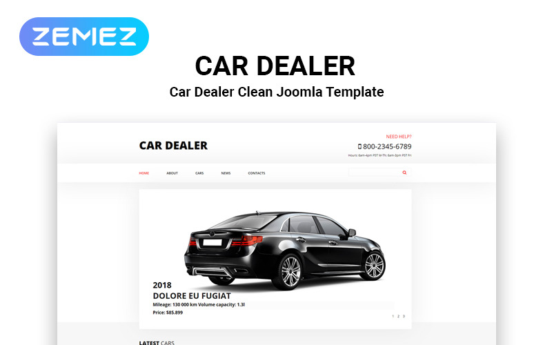 CarsNews - Auto's moderne Joomla-sjabloon