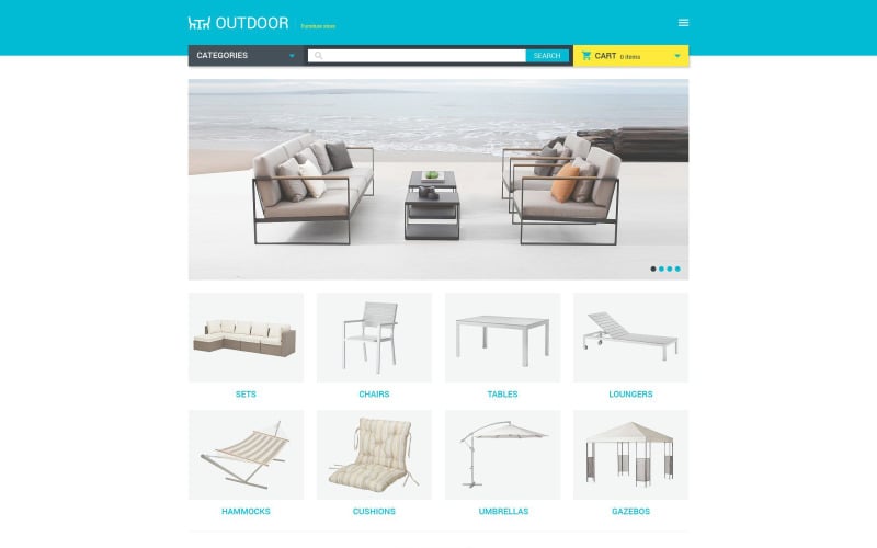 Furniture Responsive OpenCart Template