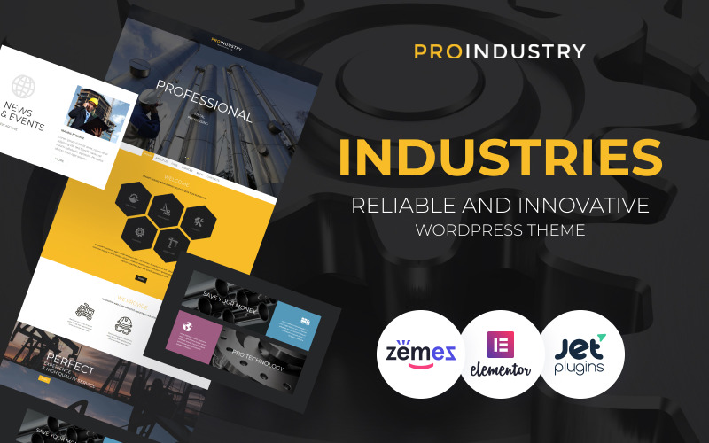 ProIndustry – Industrielles WordPress-Theme