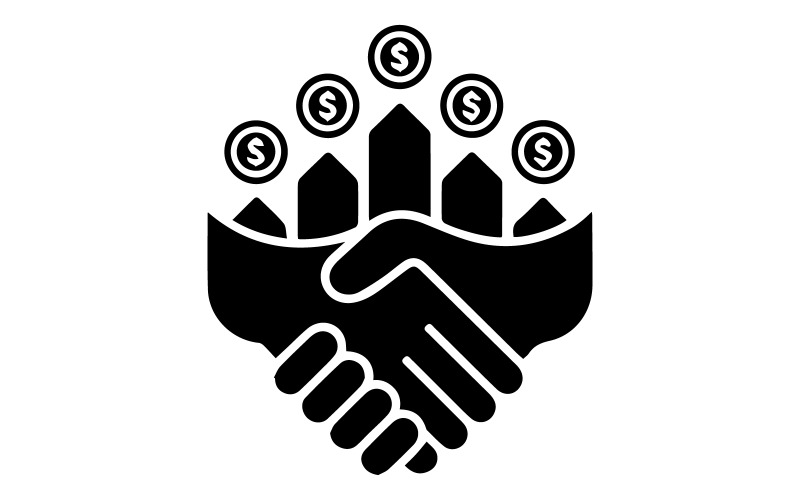 简单的现代房屋轮廓矢量，用于房地产品牌和商业形象