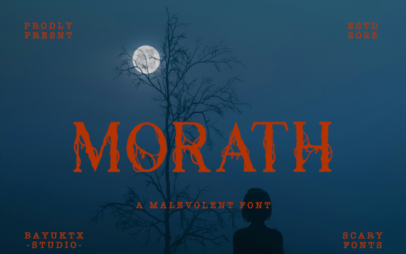 Morath — премиум-шрифт с засечками Malevolent Serif