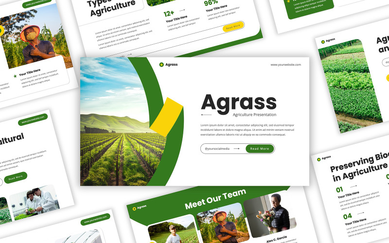 Agrass - 农业 Google 幻灯片模板
