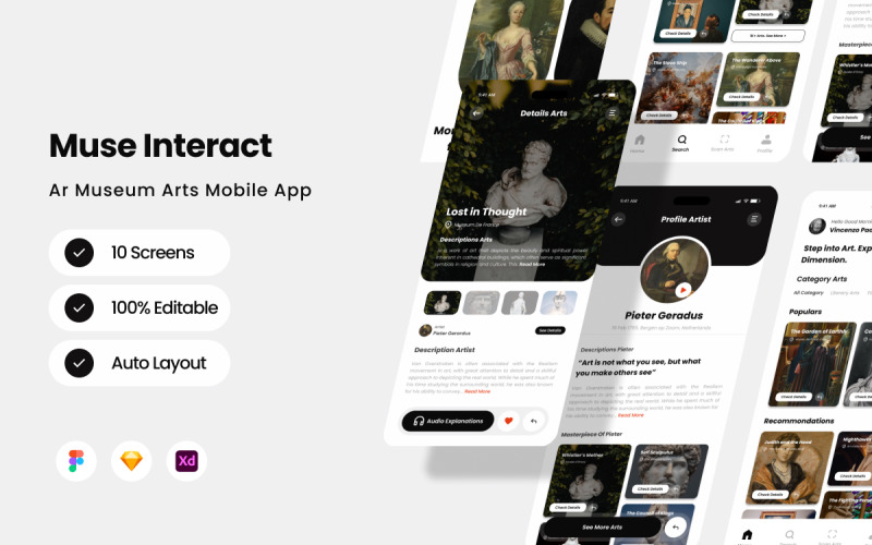 Muse Interact - AR博物馆艺术移动应用