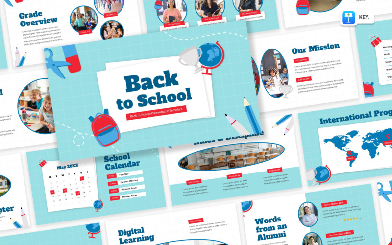 Modello di presentazione per il ritorno a scuola