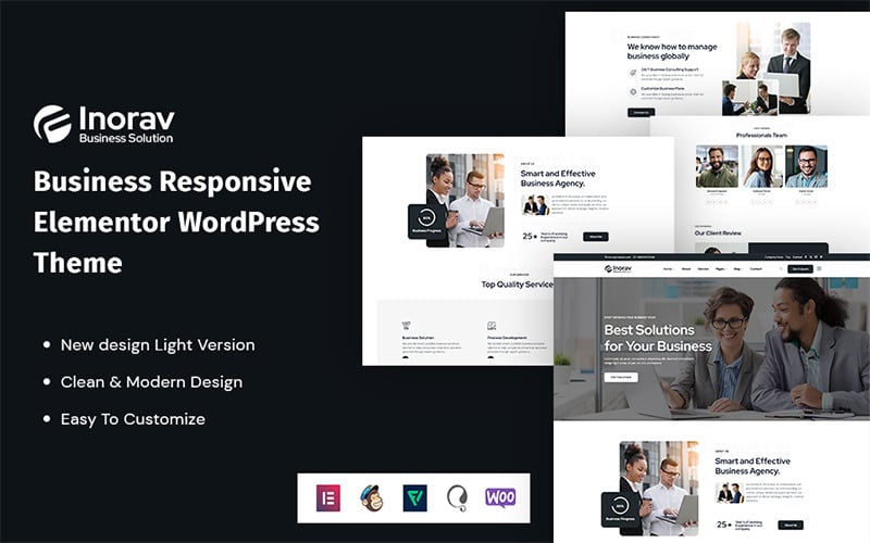 Inorav - Tema de WordPress Elementor adaptable para negocios