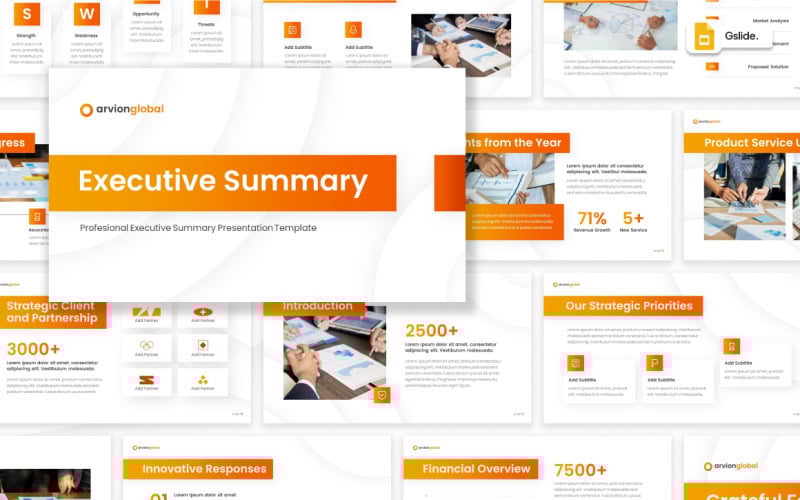 Professionell sammanfattning i Google Presentationer