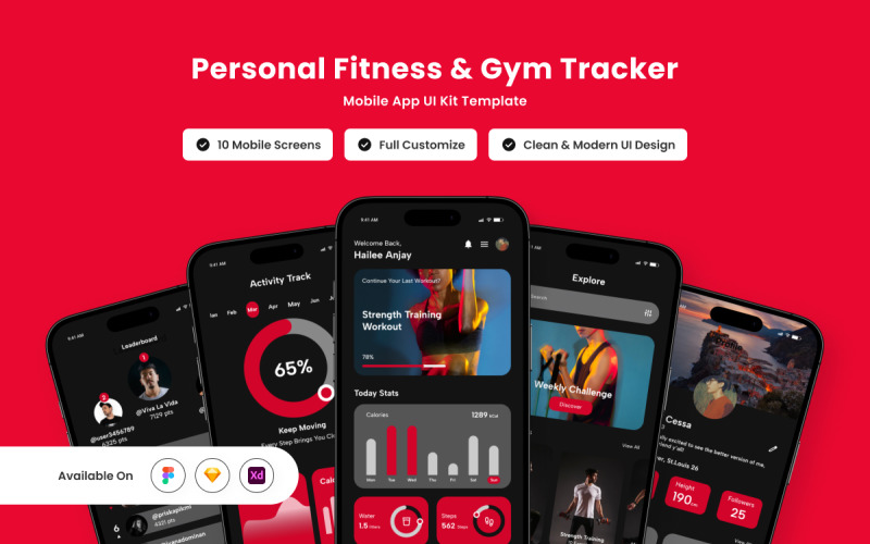 CoreFit - 健身追踪器移动应用