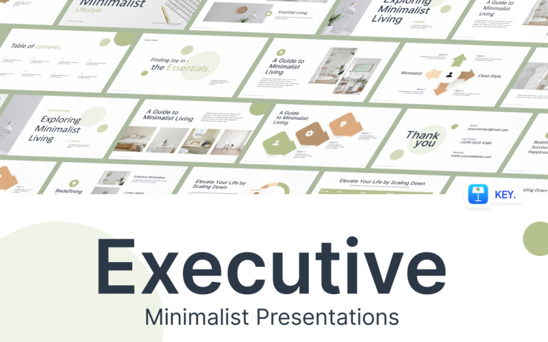 Keynote für Führungskräfte im minimalistischen Business-Stil