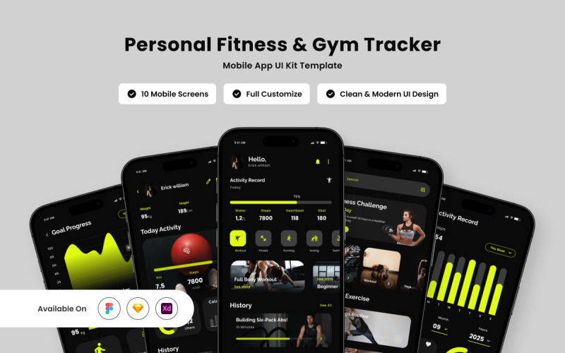Fitsphere – Mobilapp för fitness- och gymspårare