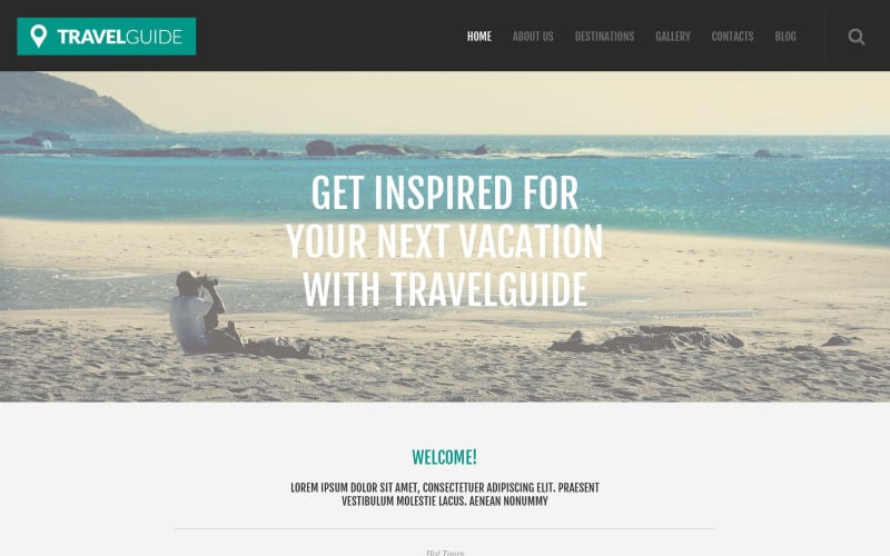 Адаптивная тема WordPress для туристических агентств